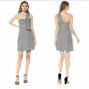 Sam Edelman Black and White Asymmetrical Dress